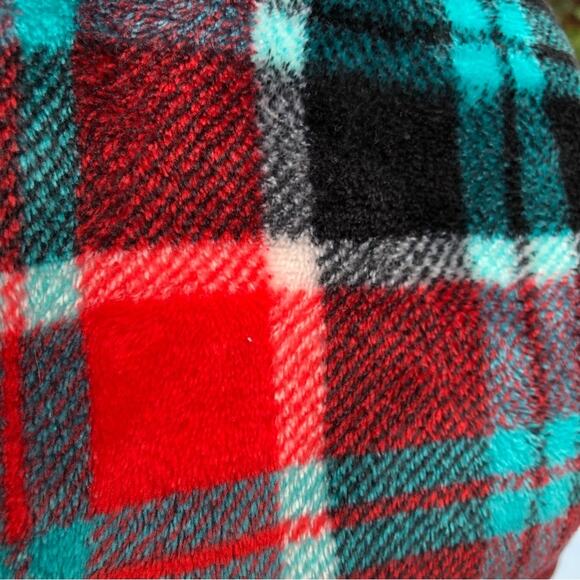 Thick Cozy Plaid Lounge Pants Secret Treasures Juniors Large Bright - Picture 8 of 11